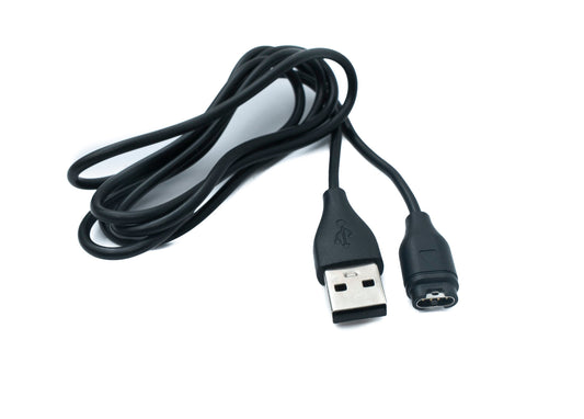 SYSTEM-S USB 2.0 snúra 100 cm hleðslusnúra með A-tengi fyrir Garmin Fenix 7 6S 6 Venu Sq