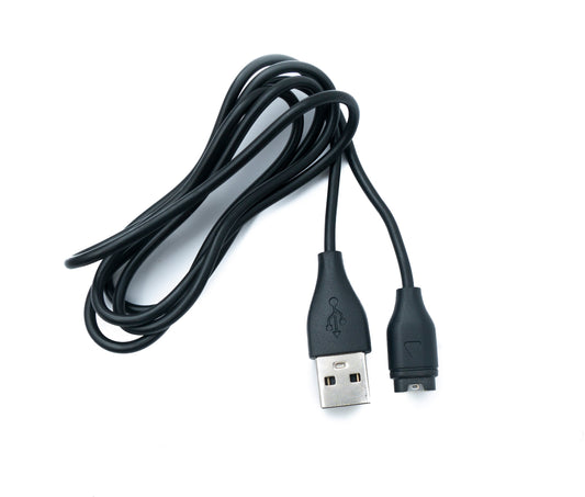 SYSTEM-S USB 2.0 snúra 100 cm hleðslusnúra með A-tengi fyrir Garmin Fenix 7 6S 6 Venu Sq