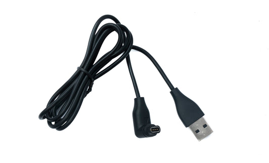 SYSTEM-S USB 2.0 cable 100 cm Type A plug charging cable angle for Garmin Fenix7 6S 6 Venu Sq