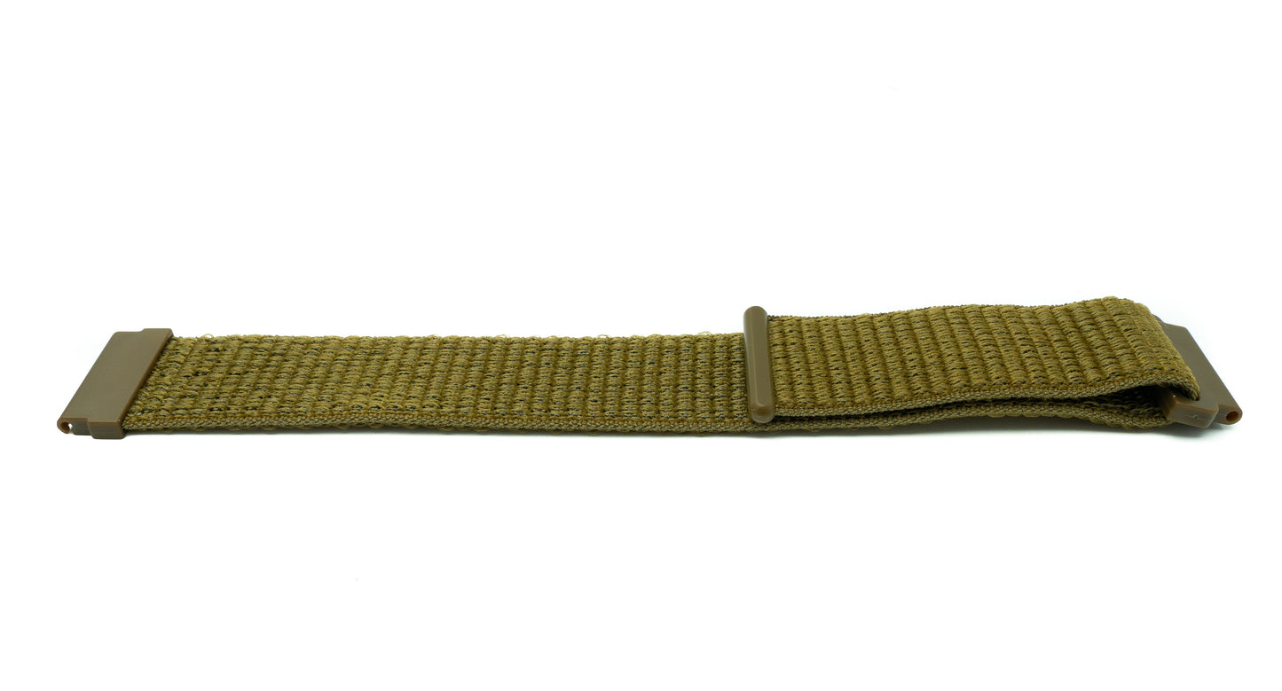 SYSTEM-S 22 mm nylon strap for Fitbit Versa 2 1 Litea Smartwatch in green