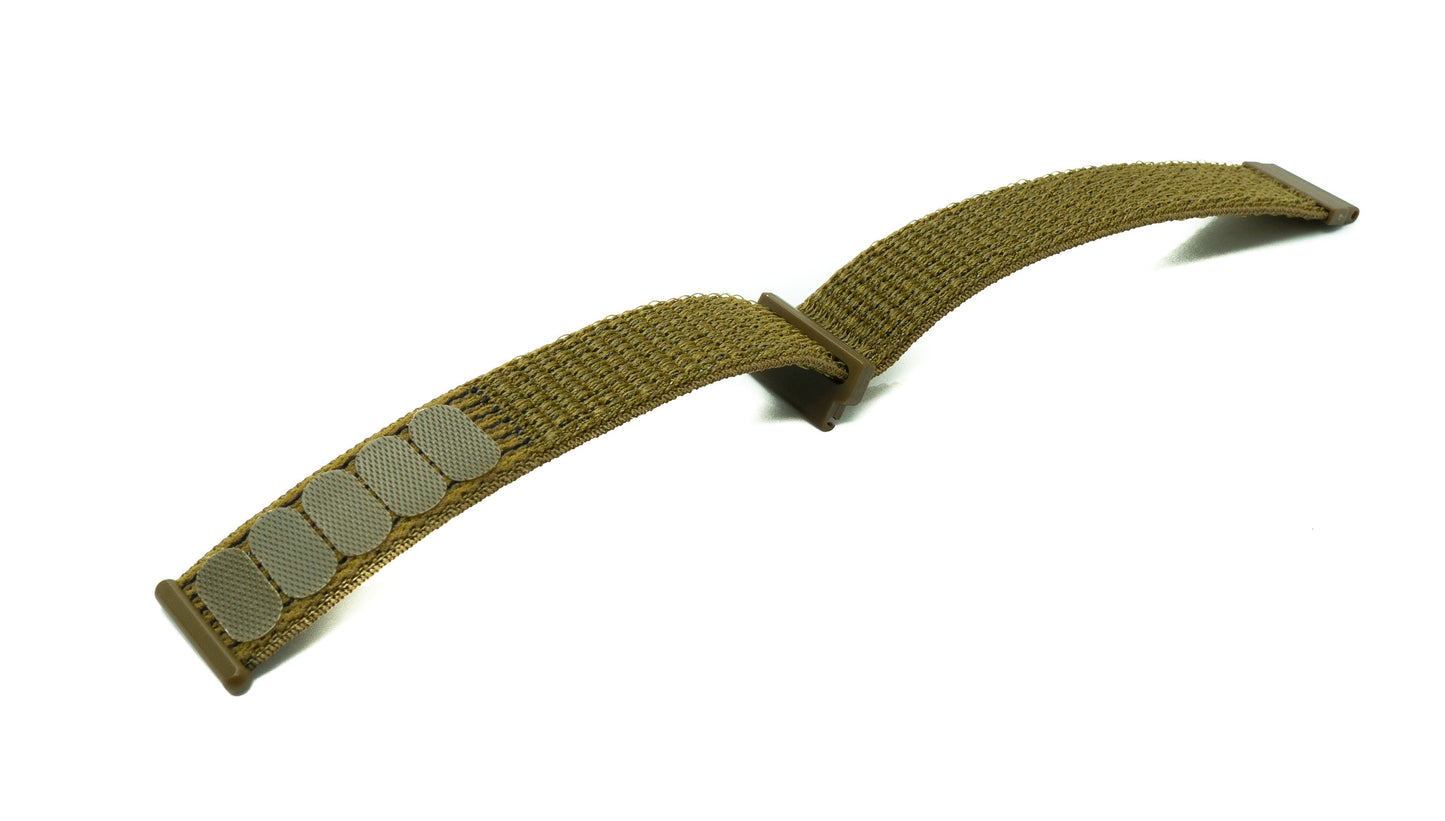 SYSTEM-S 22 mm nylon strap for Fitbit Versa 2 1 Litea Smartwatch in green