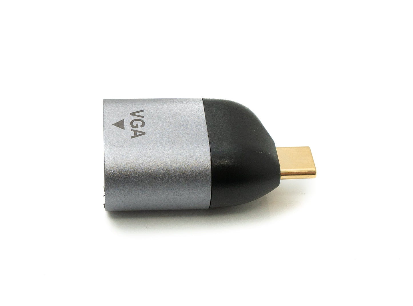 SYSTEM-S VGA millistykki kvenkyns í USB 3.1 Type C karlkyns snúru í gráu