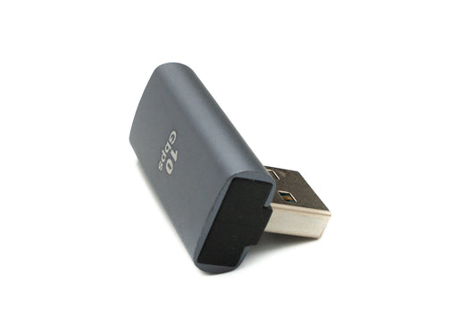 SYSTEM-S USB 3.0 millistykki af gerð A, karlkyns í kvenkyns, grár
