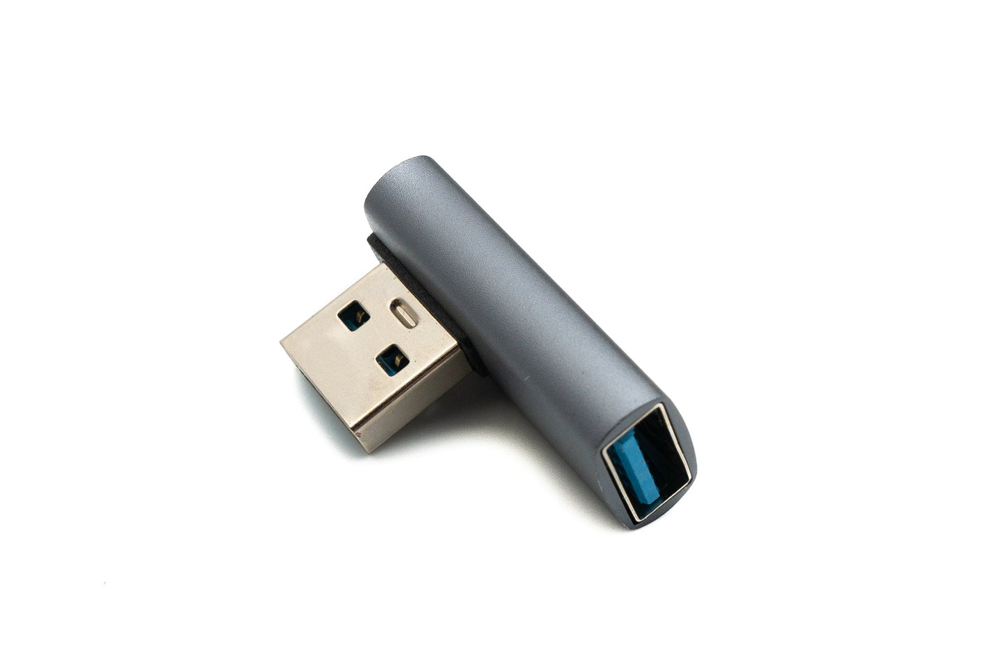 SYSTEM-S USB 3.0 millistykki af gerð A, karlkyns í kvenkyns, grár