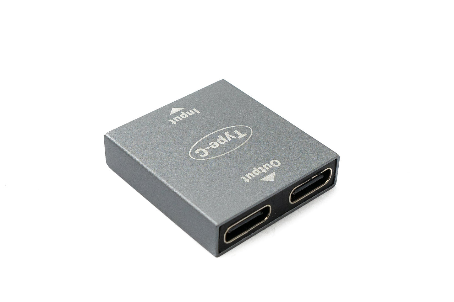 SYSTEM-S USB 3.1 Y millistykki af gerðinni C kvenkyns í 2x kvenkyns snúru í gráu