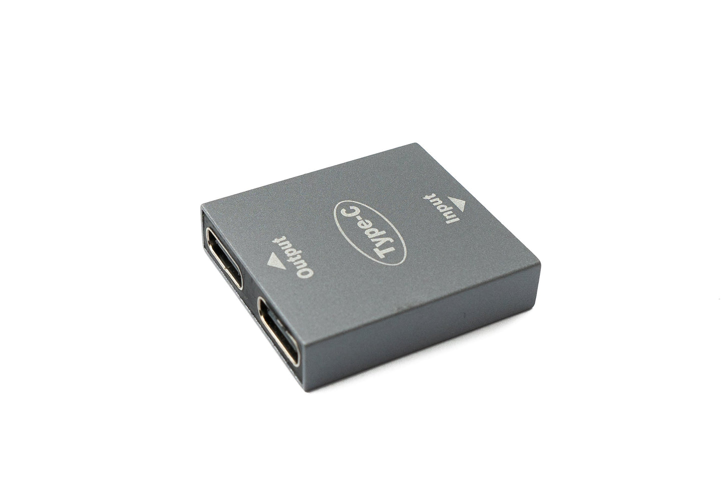 SYSTEM-S USB 3.1 Y millistykki af gerðinni C kvenkyns í 2x kvenkyns snúru í gráu