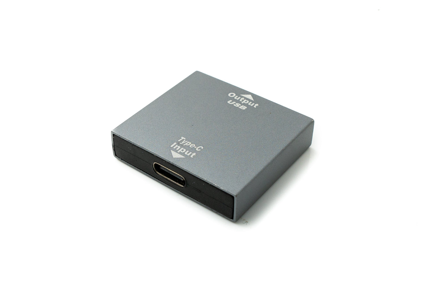 SYSTEM-S USB 3.0 Y Adapter Type C Female to 2x Type A Female Cable in Gray
