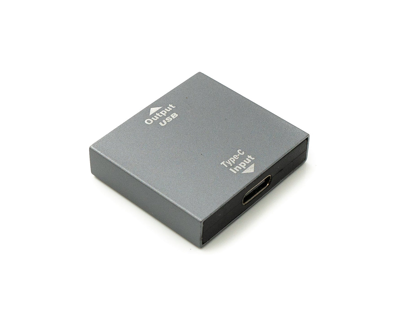 SYSTEM-S USB 3.0 Y Adapter Type C Female to 2x Type A Female Cable in Gray