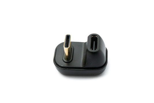 SYSTEM-S USB4 USB Adapter Type C Male to Female U Turn 180° Angle 40 Gbit/s USB 4.0 Cable