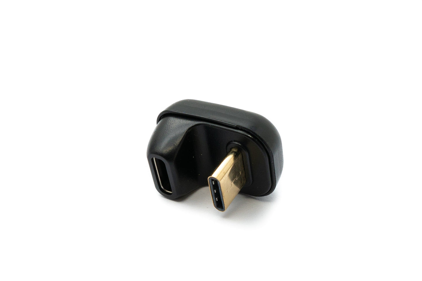 SYSTEM-S USB4 USB millistykki Tegund C karlkyns í kvenkyns U-snúnings 180° horn 40 Gbit/s USB 4.0 snúra