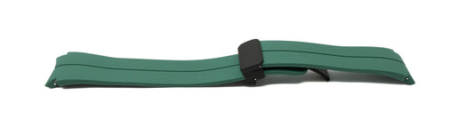 SYSTEM-S 20 mm sílikonól fyrir Samsung Galaxy Watch 5 4 snjallúr í grænu