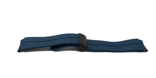 SYSTEM-S 20 mm sílikonól fyrir Samsung Galaxy Watch 5 4 snjallúr í bláu