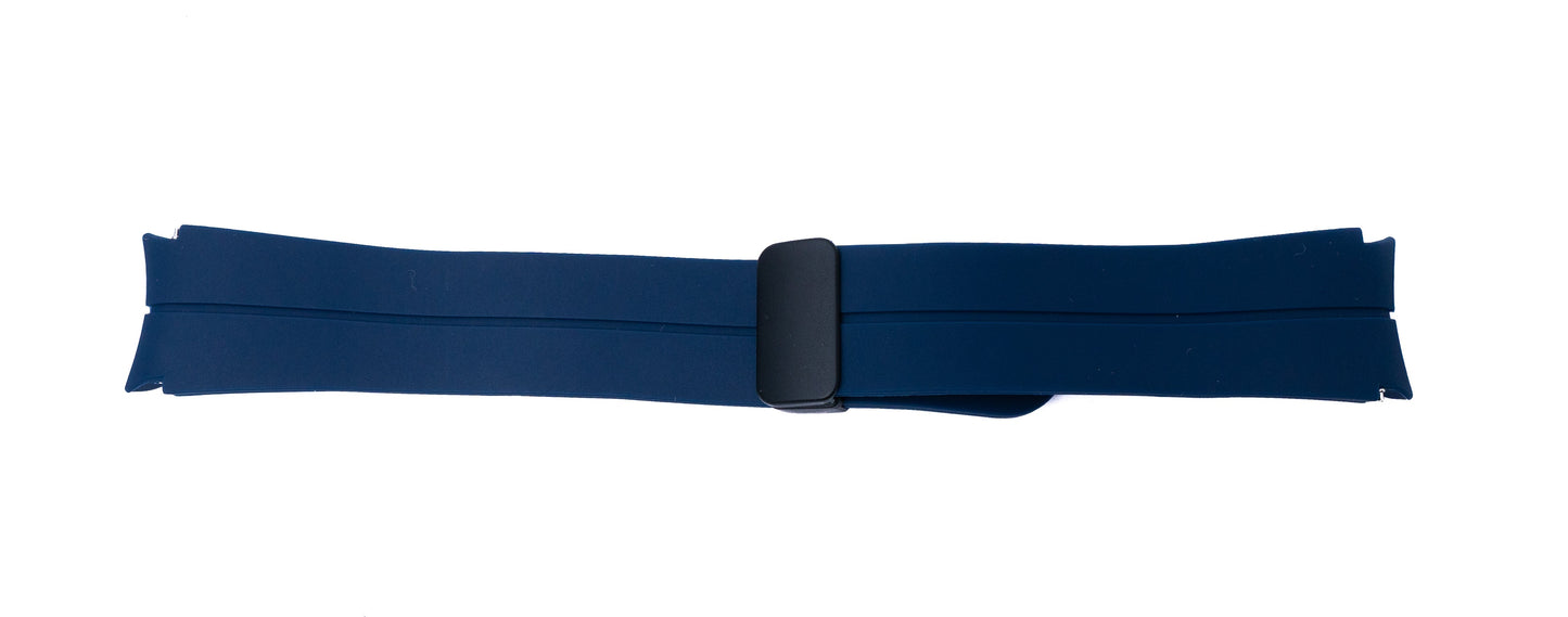 SYSTEM-S 20 mm sílikonól fyrir Samsung Galaxy Watch 5 4 snjallúr í bláu