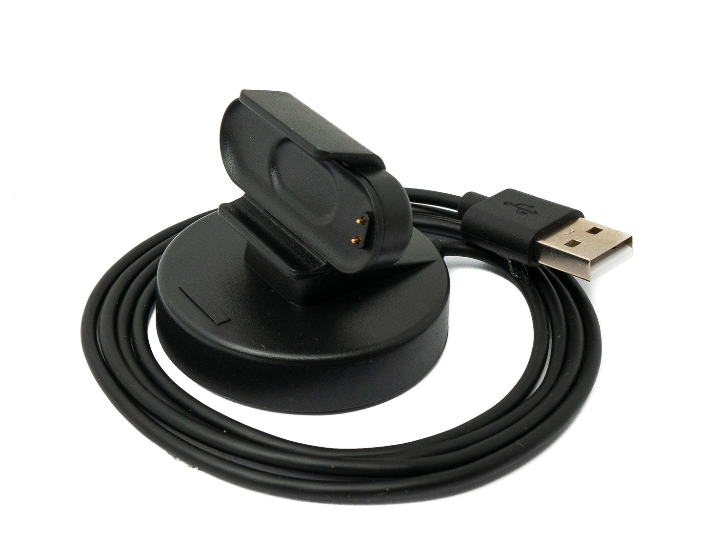 SYSTEM-S USB 2.0 snúra 100 cm hleðslustöð fyrir Xiaomi Mi Smart Band 7 snjallúr í svörtu