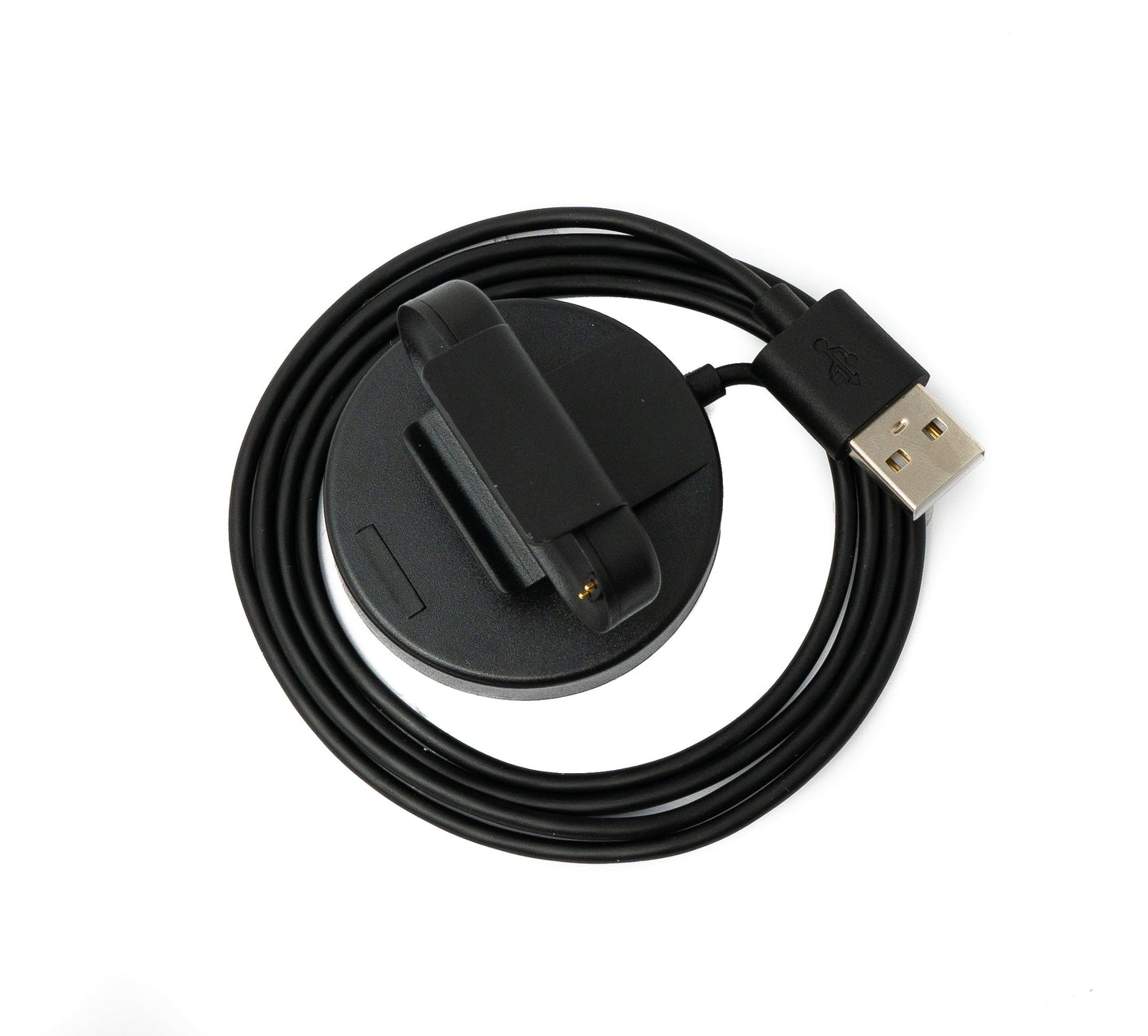 SYSTEM-S USB 2.0 snúra 100 cm hleðslustöð fyrir Xiaomi Mi Smart Band 7 snjallúr í svörtu