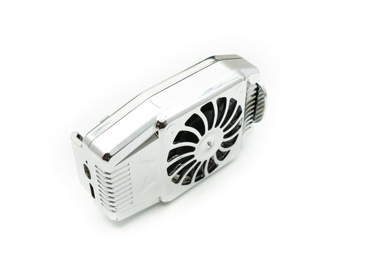 SYSTEM-S USB kælivifta fyrir 4,0" til 6,7" snjallsíma og spjaldtölvu í gráu