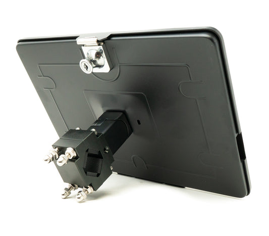 SYSTEM-S Stangen Halterung abschließbar 360° für Microsoft Surface Pro 11 10 9 13.0" in Schwarz