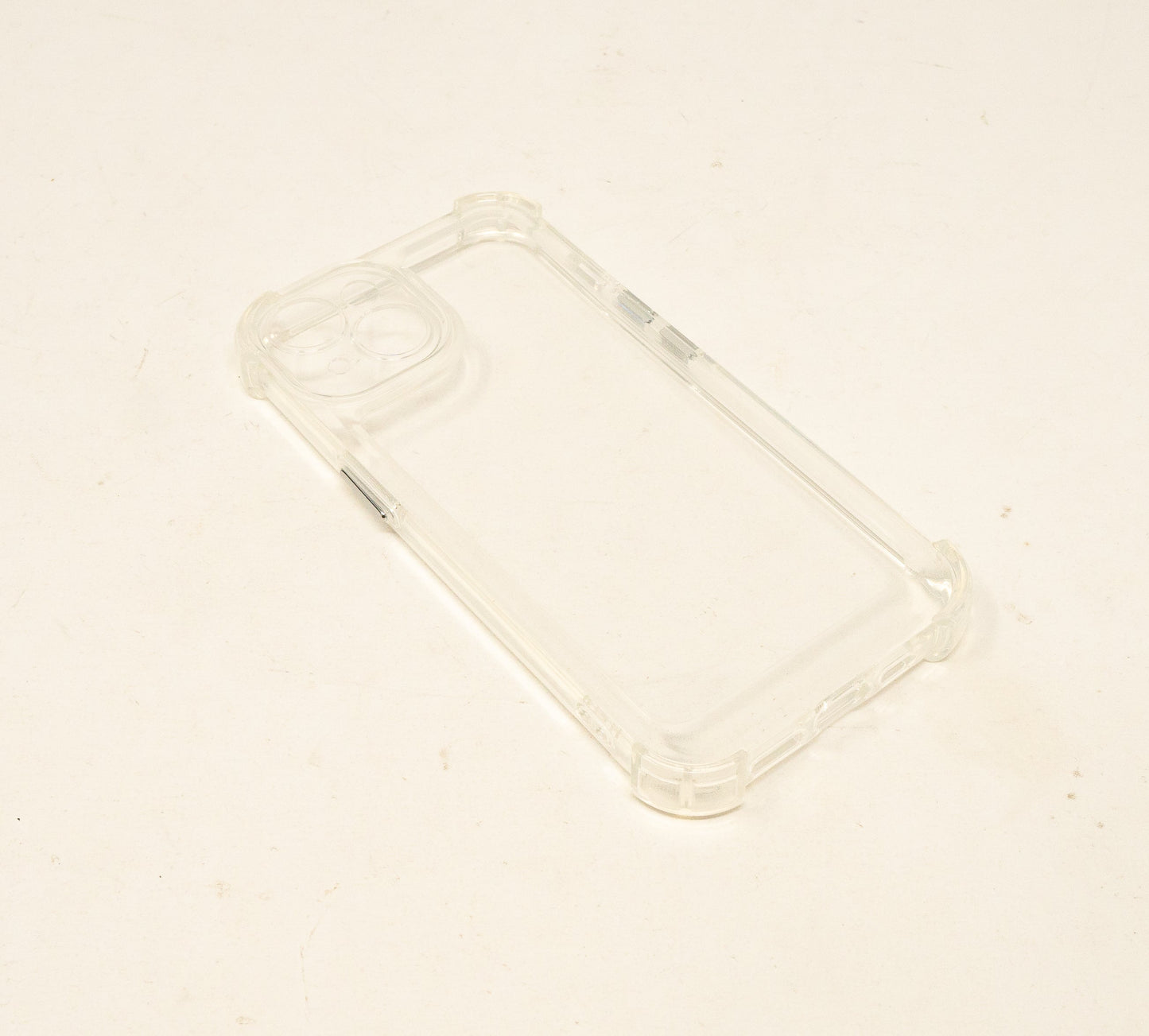 SYSTEM-S Schutzhülle stoßfest aus TPU in Weiß Transparent Hülle für iPhone 14 Pro Max