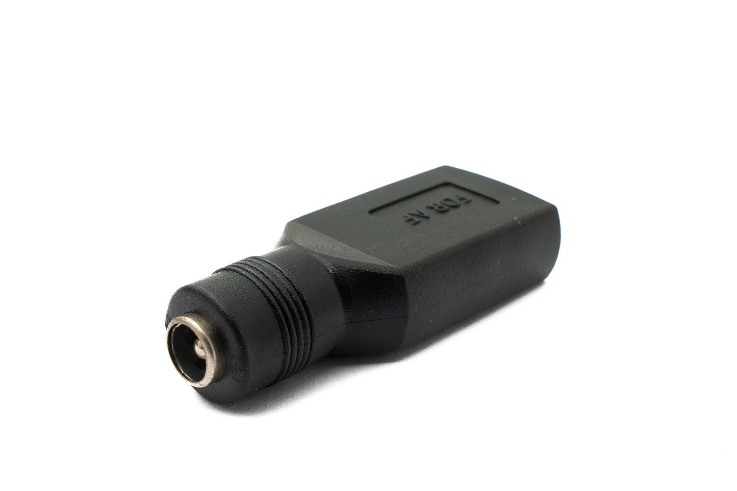 SYSTEM-S DC Adapter 20V 5.5 x 2.1 female to USB 2.0 female cable in black
