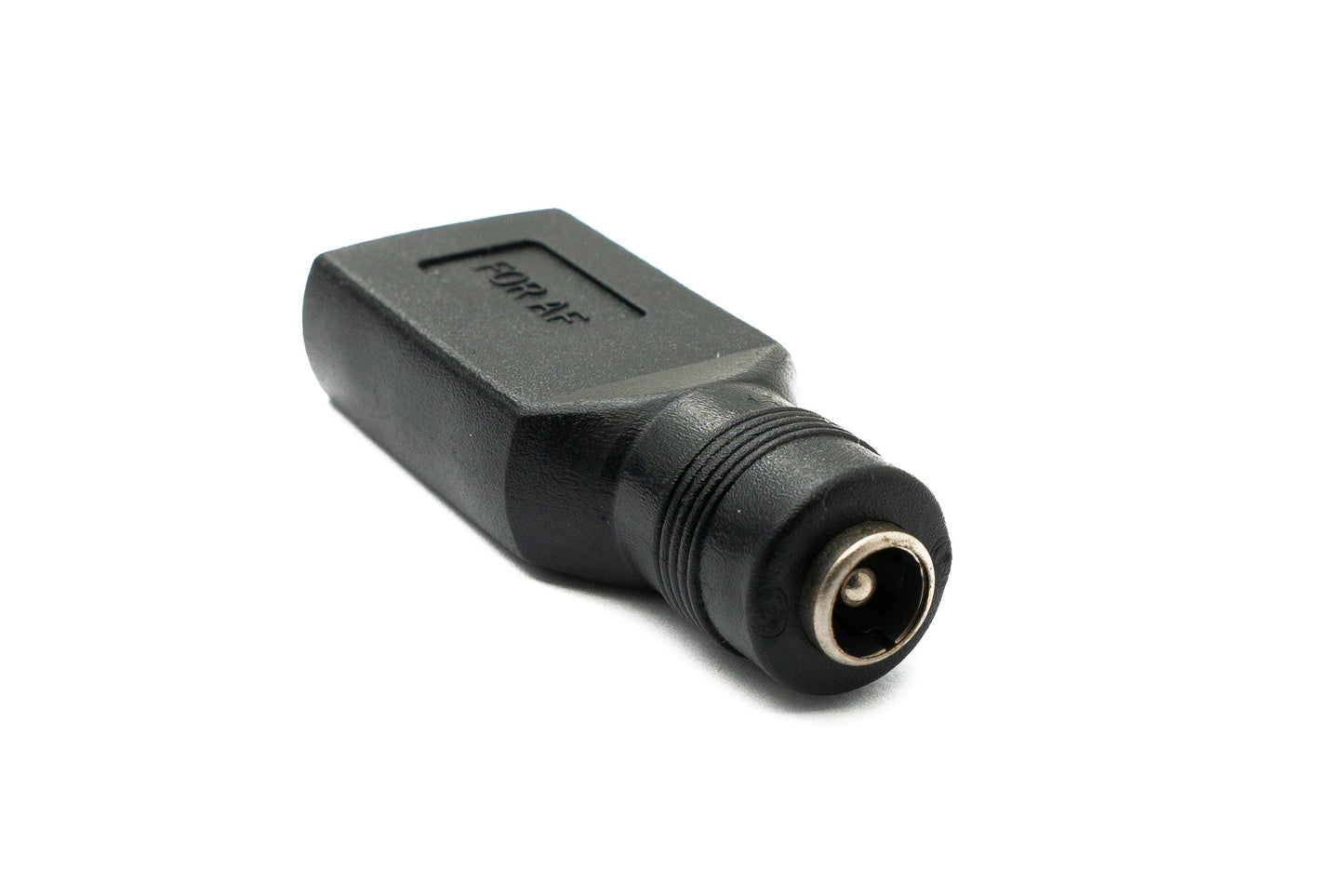 SYSTEM-S DC Adapter 20V 5.5 x 2.1 female to USB 2.0 female cable in black