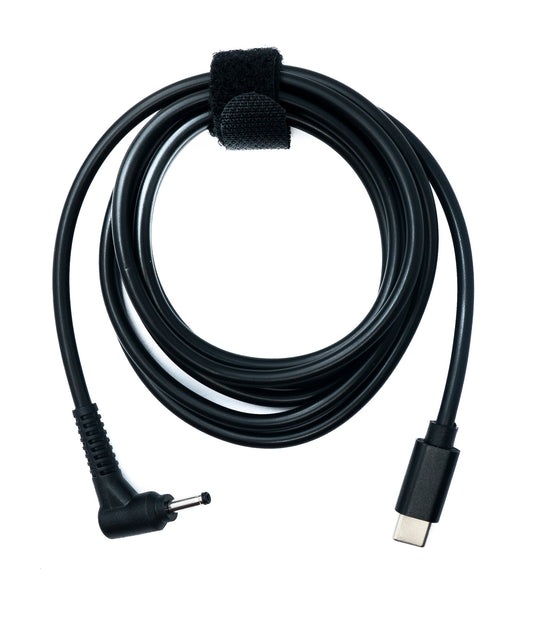SYSTEM-S DC 9V cable 150 cm 3.0 x 1.1 plug to USB 3.1 Type C plug angle