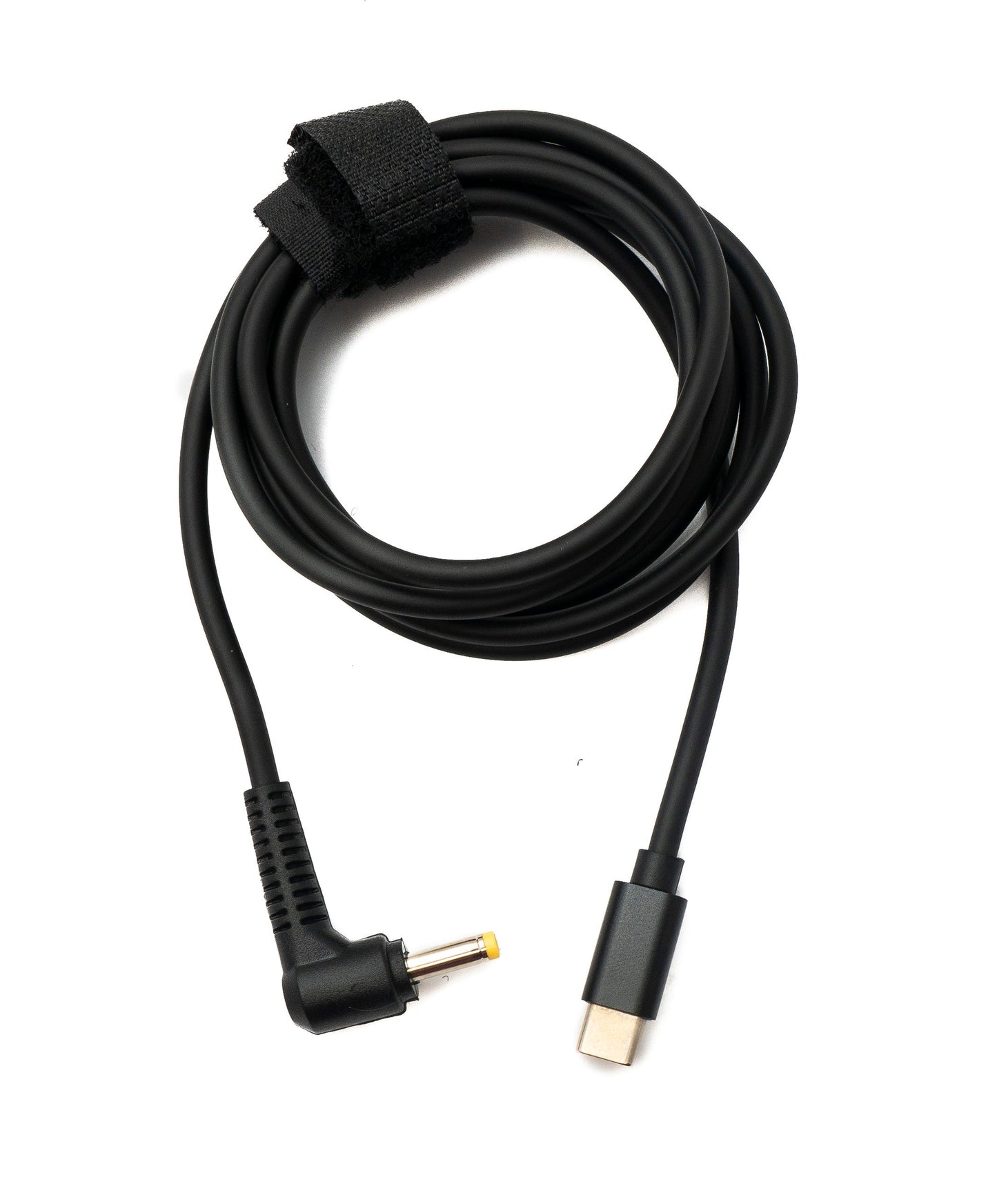 SYSTEM-S DC 9V snúra 150 cm 4.0 x 1.7 tengi í USB 3.1 Tegund C tengi, horntengi