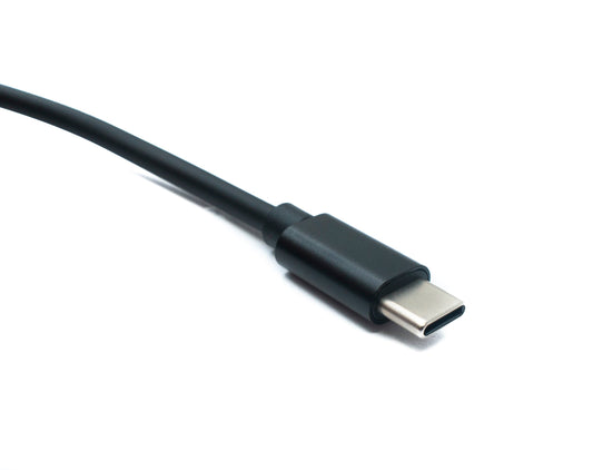 SYSTEM-S DC 12V cable 150 cm 4.0 x 1.7 plug to USB 3.1 Type C plug angle