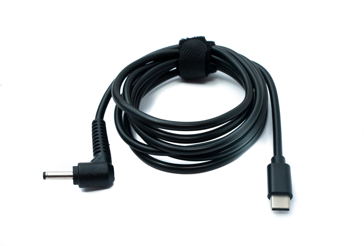 SYSTEM-S DC 12V Kabel 150 cm 4,0 x 1,7 Stecker zu USB 3.1 Typ C Stecker Winkel