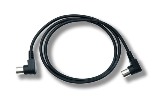 SYSTEM-S MIDI cable 100 cm Din 5 pin male to male angled