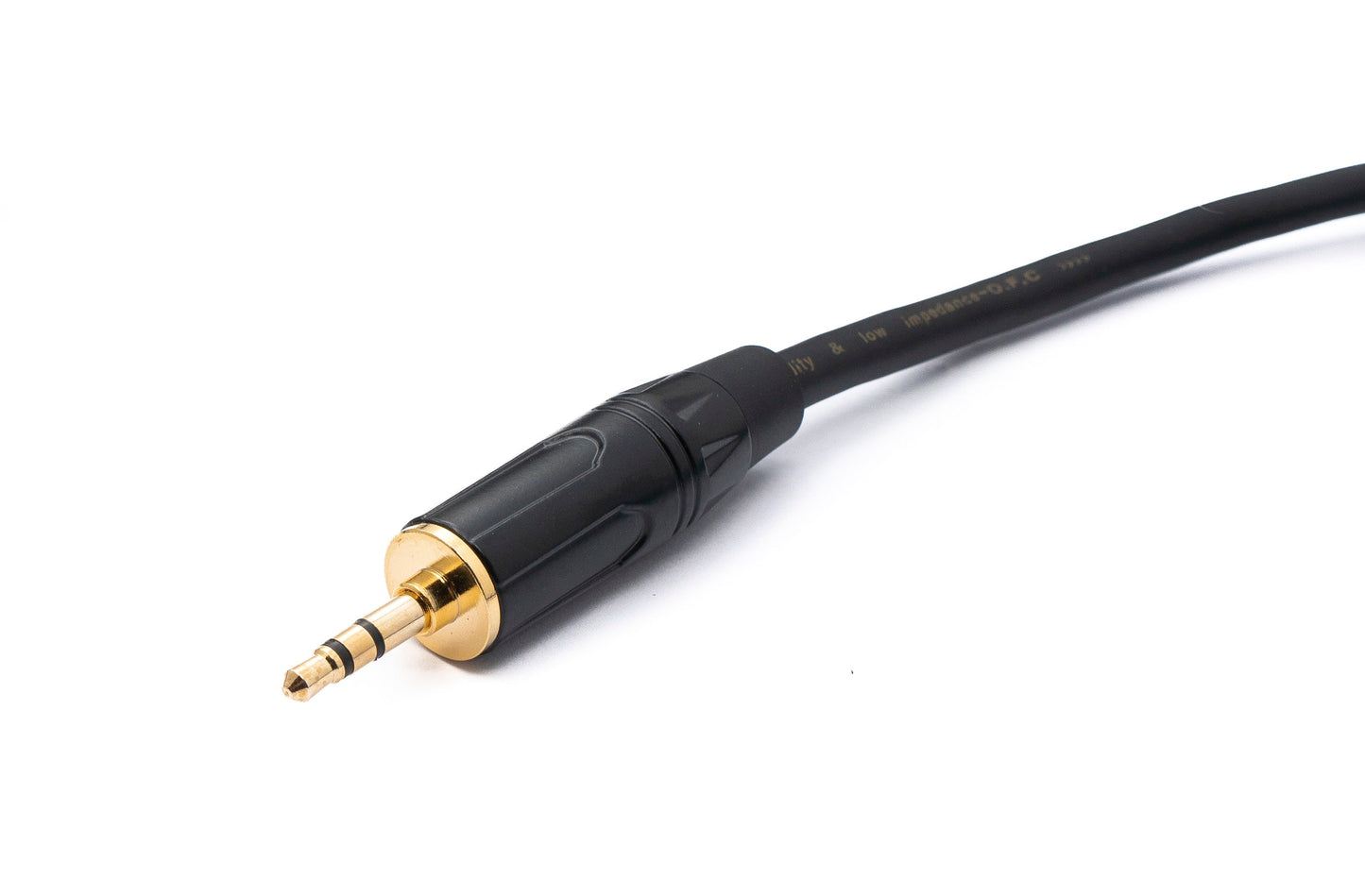 SYSTEM-S Audio XLR cable 100 cm 3-pin plug to jack AUX 3.5 mm 3-pin TRS plug