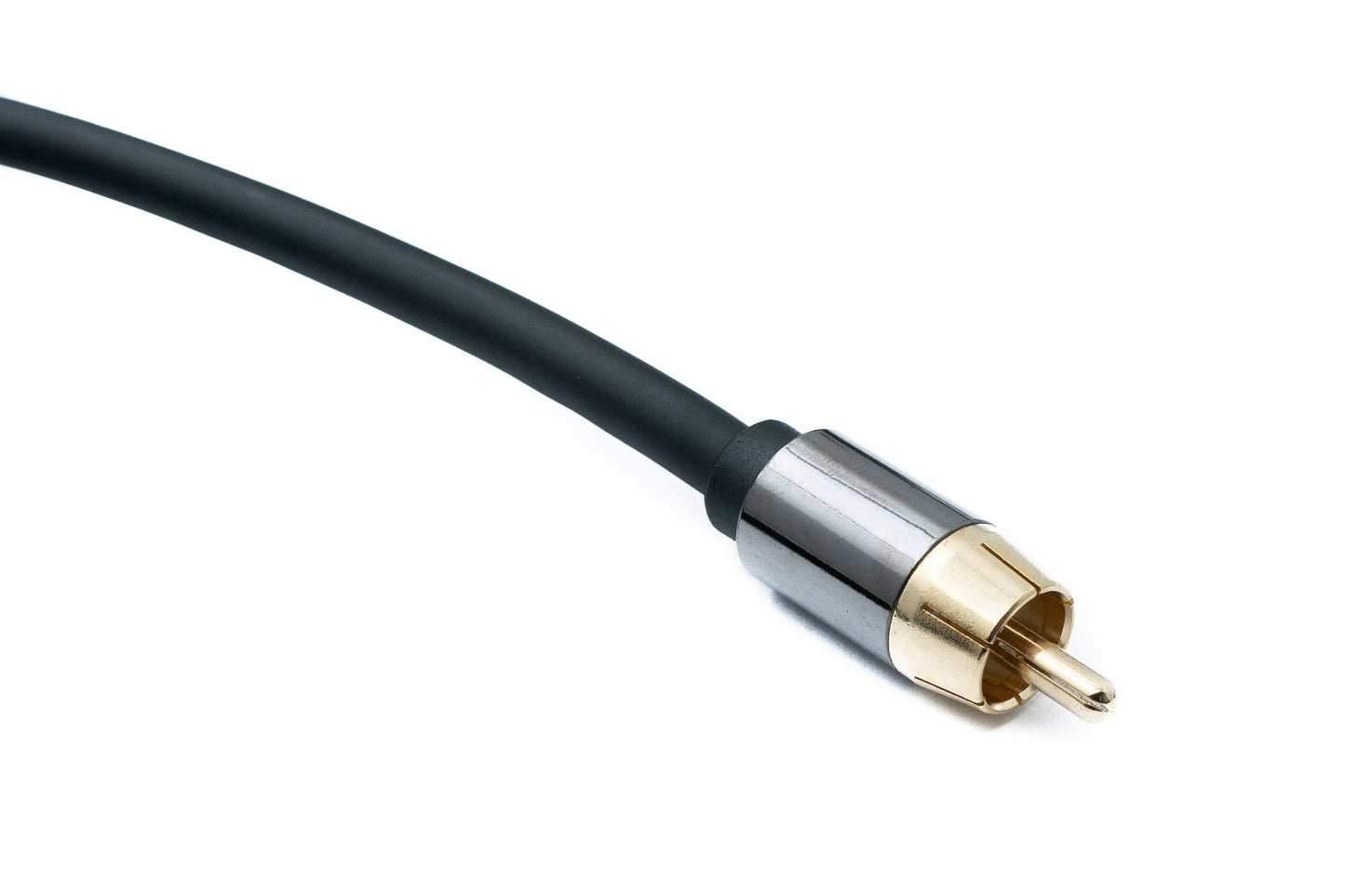 SYSTEM-S Audio Cinch RCA cable 100 cm 1-pin plug to plug