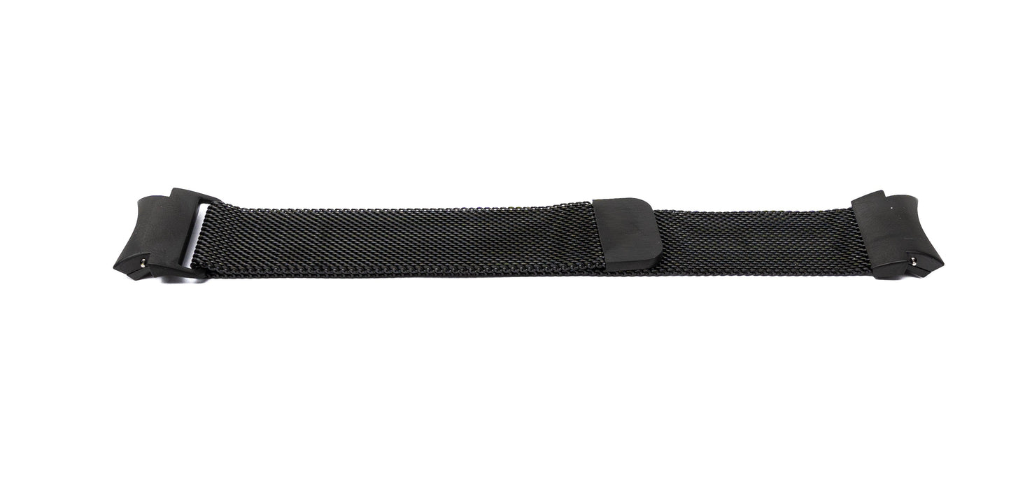 SYSTEM-S Milanese málmarmband fyrir Galaxy Watch 6 Classic snjallúr í svörtu