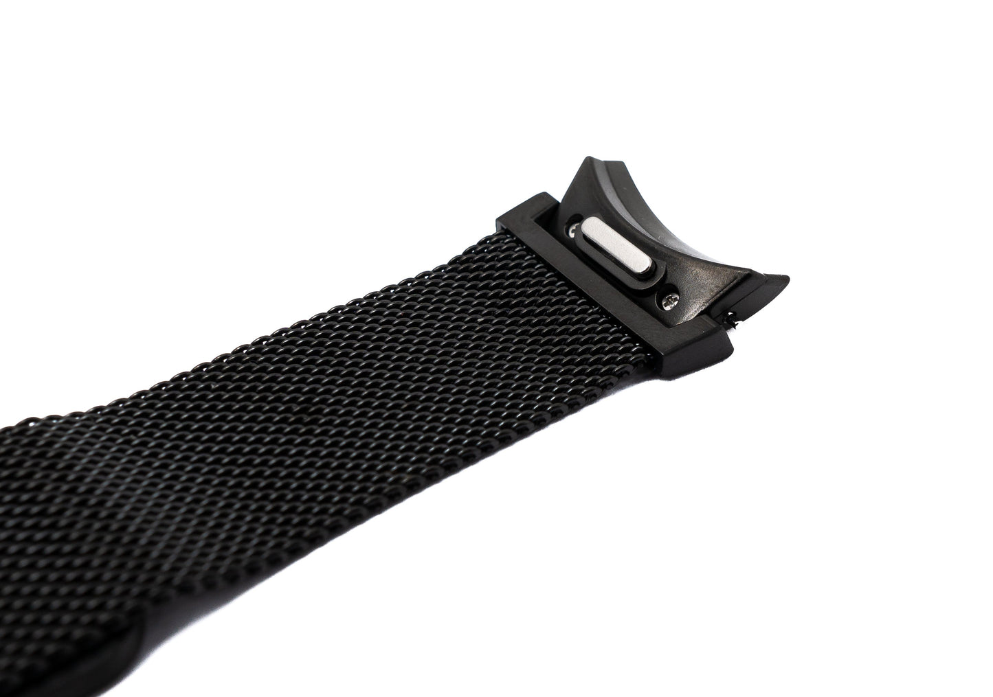 SYSTEM-S Milanese málmarmband fyrir Galaxy Watch 6 Classic snjallúr í svörtu