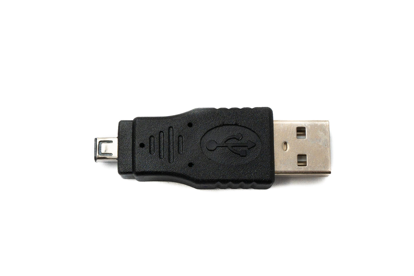 SYSTEM-S USB 2.0 adapter type A male to HIROSE MINI 4P male cable in black