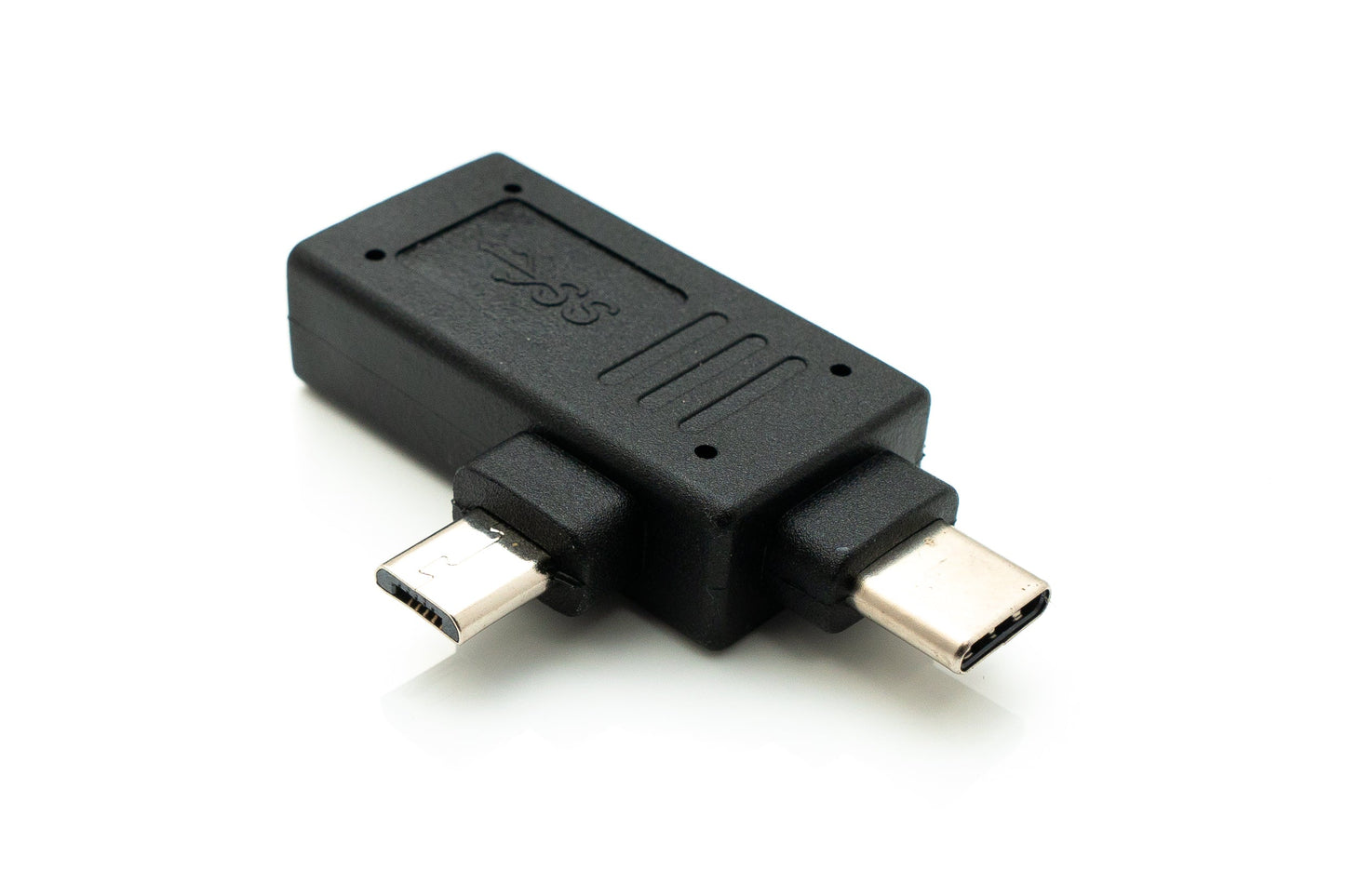 SYSTEM-S USB Y 3.1 Adapter Type C Male & 2.0 Micro B Male to 3.0 A Female Cable