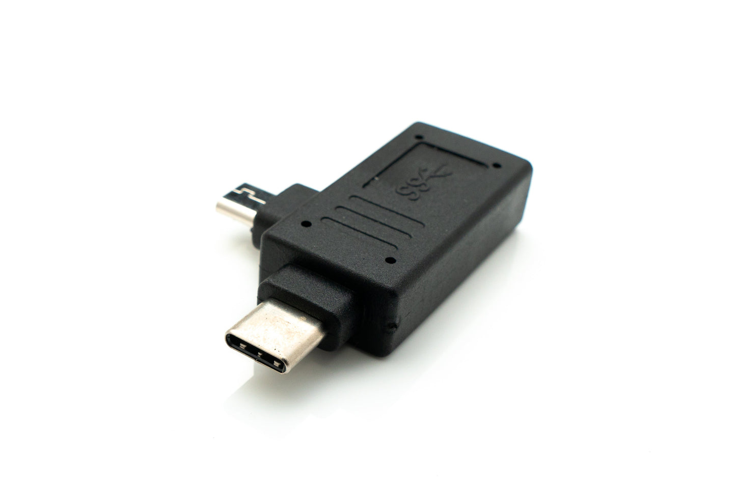 SYSTEM-S USB Y 3.1 Adapter Type C Male & 2.0 Micro B Male to 3.0 A Female Cable
