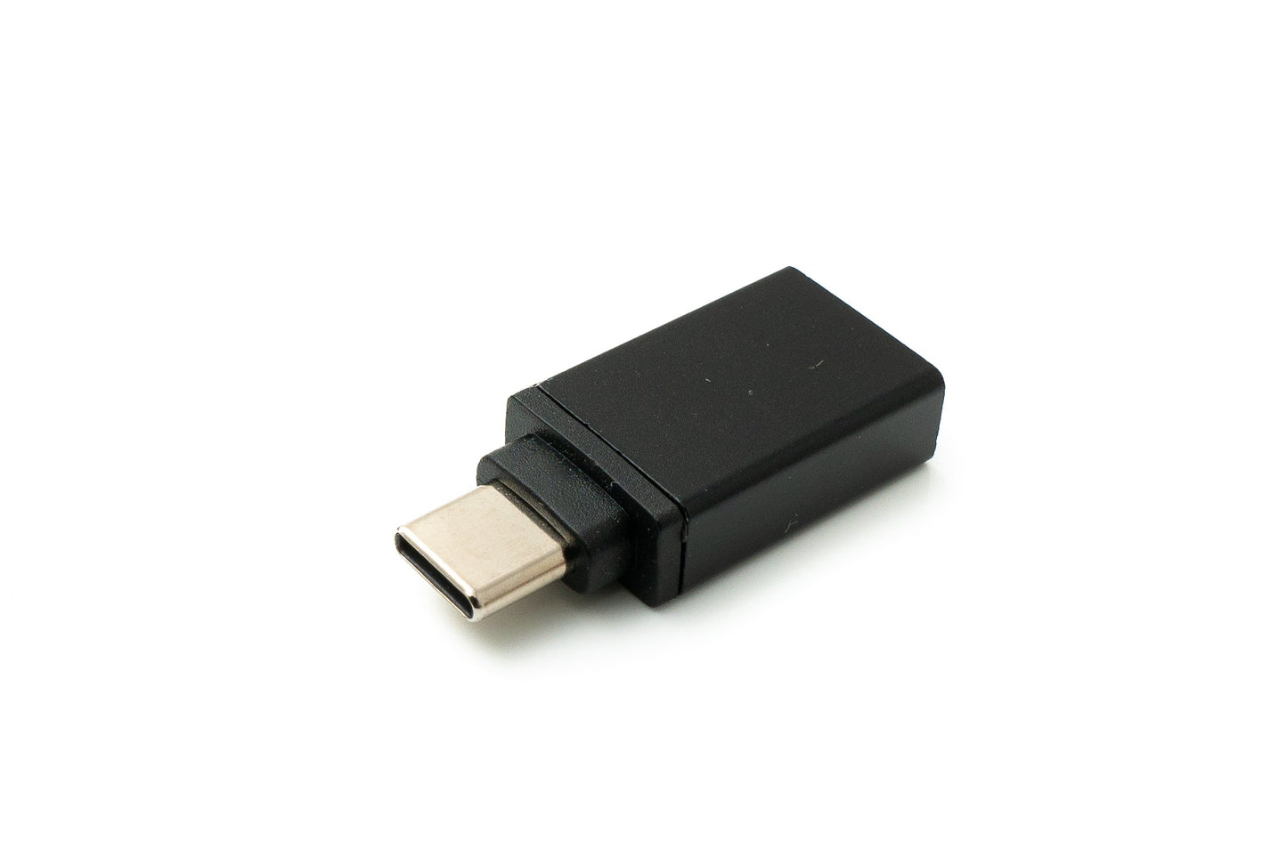 SYSTEM-S USB 3.1 millistykki af gerðinni C karlkyns í 3.0 A kvenkyns snúra í svörtu