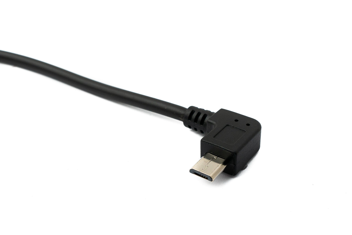 SYSTEM-S USB 2.0 Kabel 30 cm Micro B Stecker zu Stecker in Schwarz