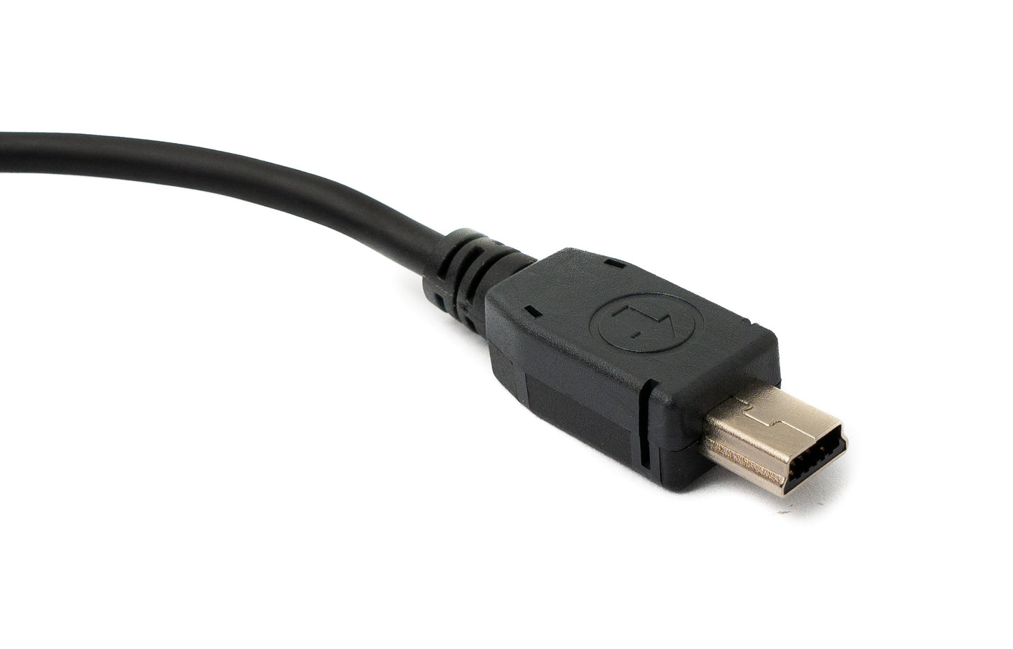 SYSTEM-S USB 2.0 cable 130 cm Mini B female to Type A male spiral for Garmin