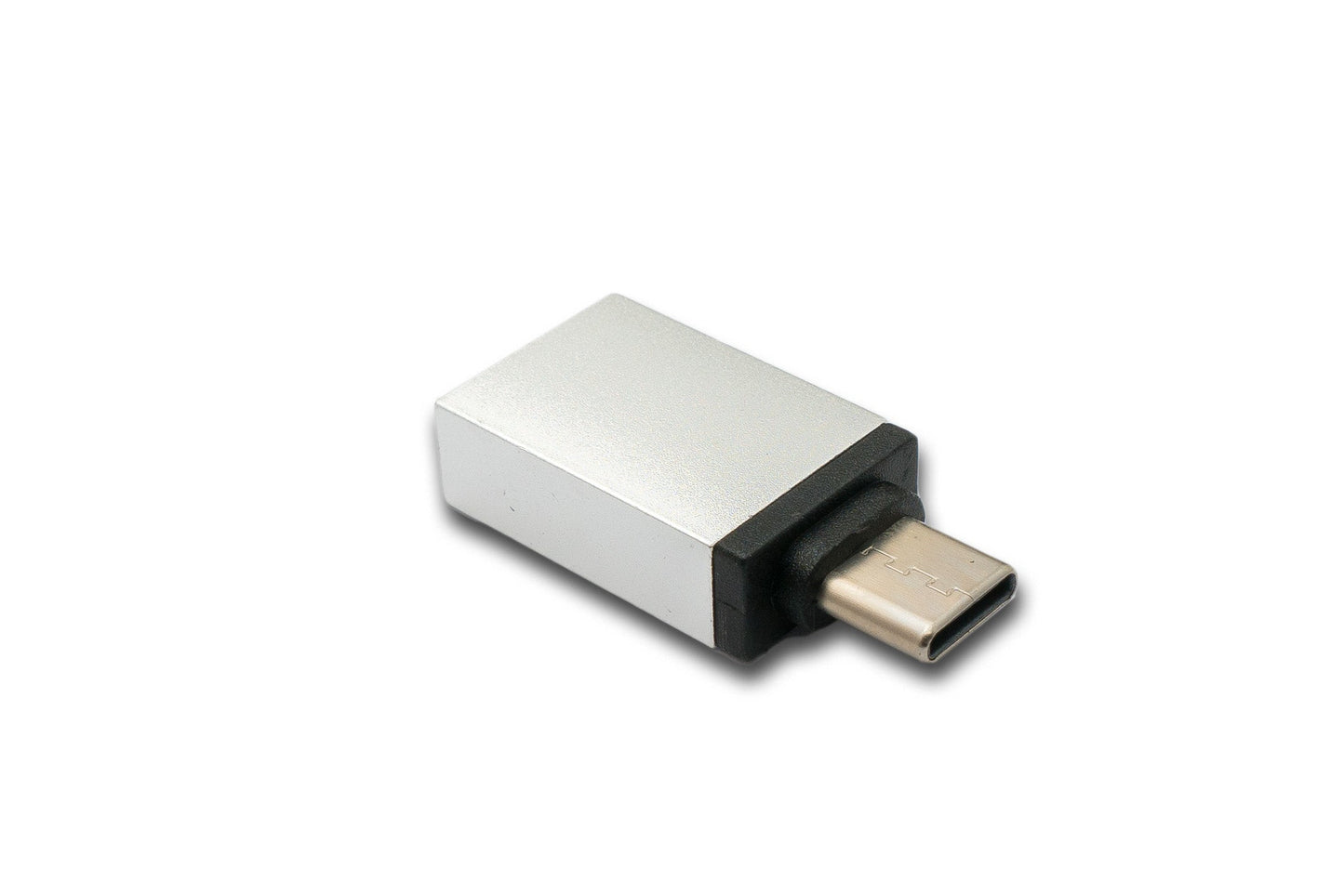 SYSTEM-S USB Y millistykki 3.1 Tegund C & 2.0 Micro B karlkyns í 3.0 A kvenkyns lykkja í gráu