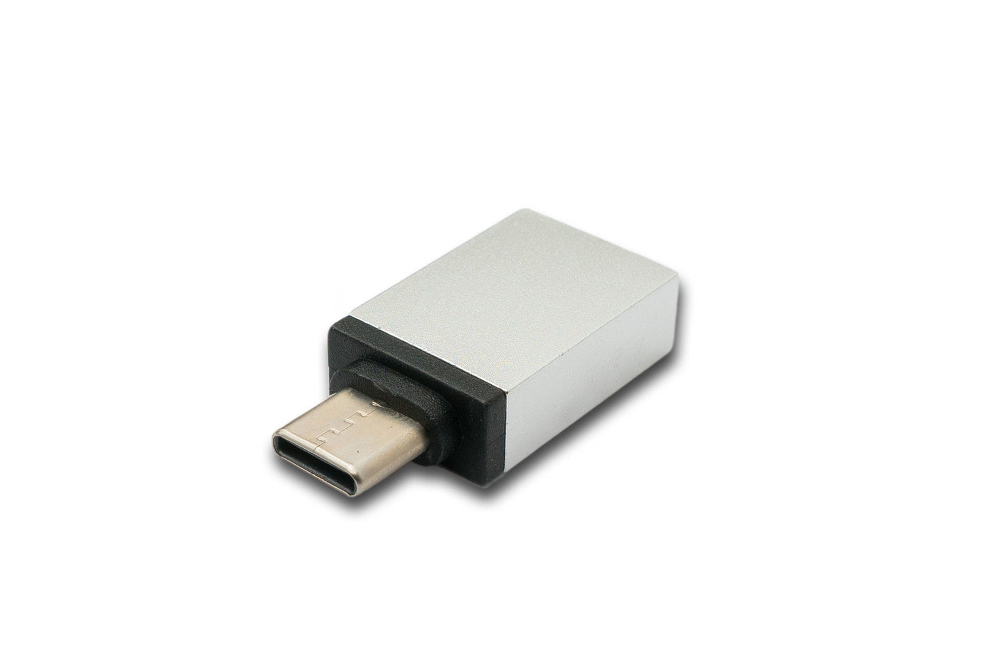 SYSTEM-S USB Y millistykki 3.1 Tegund C & 2.0 Micro B karlkyns í 3.0 A kvenkyns lykkja í gráu