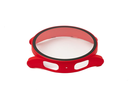 SYSTEM-S hlífðarhulstur 40 mm úr PC fyrir Samsung Galaxy Watch 5 4 í rauðu