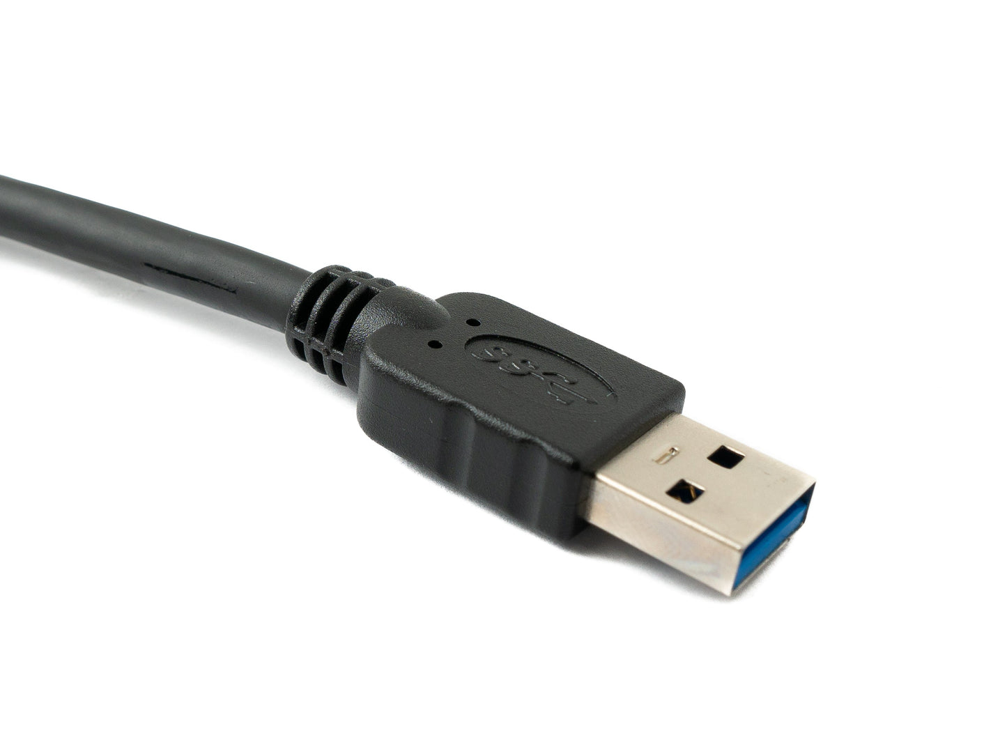 SYSTEM-S USB 3.0 snúra 3 m Tegund A karlkyns í kvenkyns 5 Gbit/s í svörtu