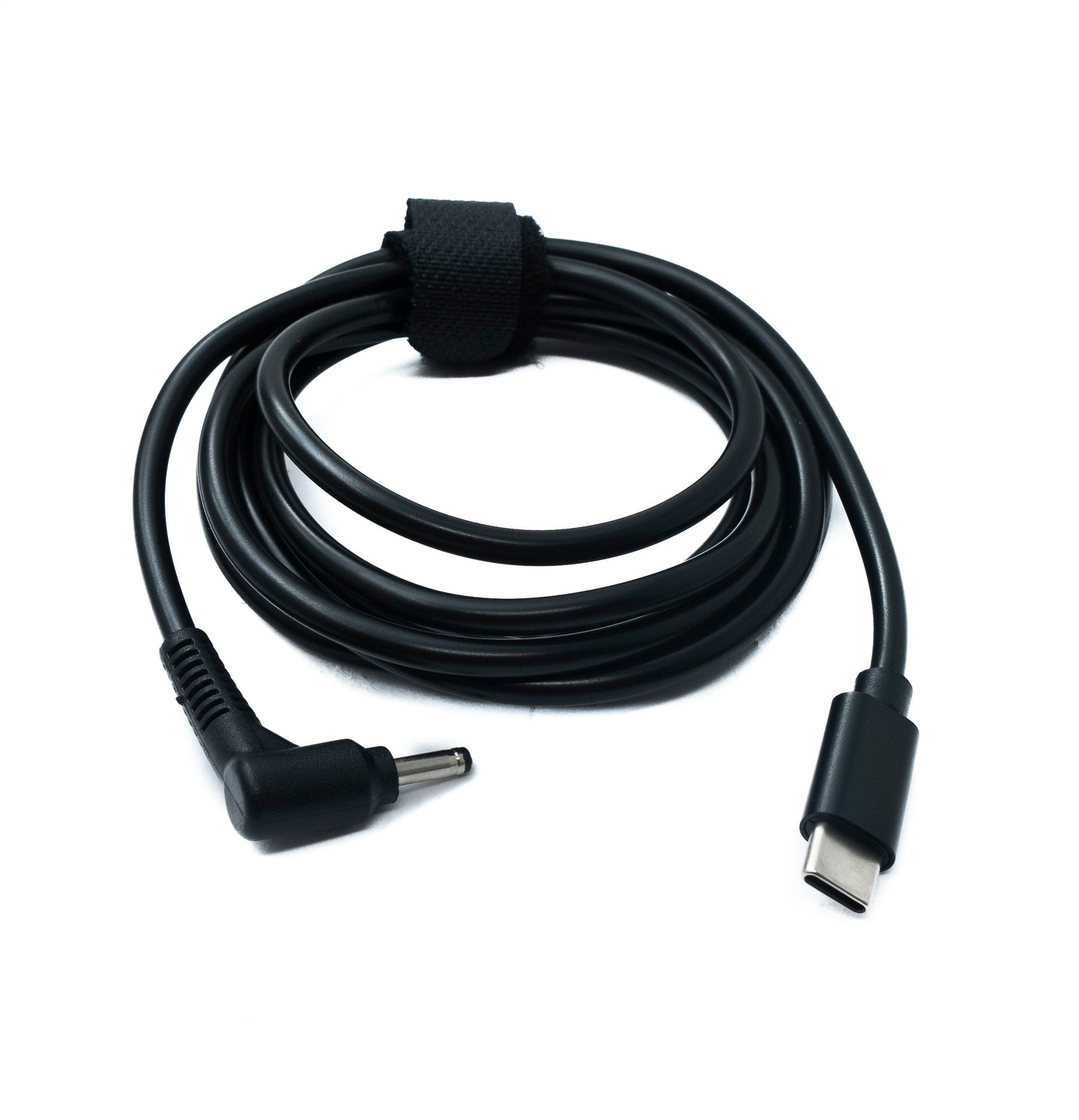 SYSTEM-S DC 15V Kabel 150 cm 3,0 x 1,1 Stecker zu USB 3.1 Typ C Stecker Winkel