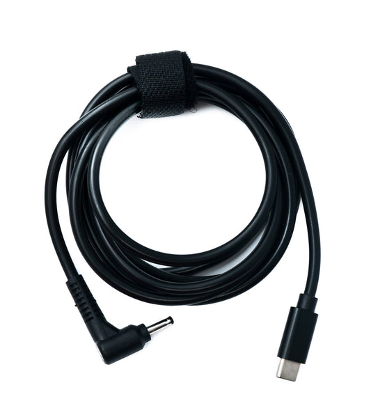 SYSTEM-S DC 15V cable 150 cm 3.0 x 1.1 plug to USB 3.1 Type C plug angle