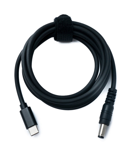 SYSTEM-S DC 20V cable 150 cm 5.5 x 2.1 plug to USB 3.1 Type C plug