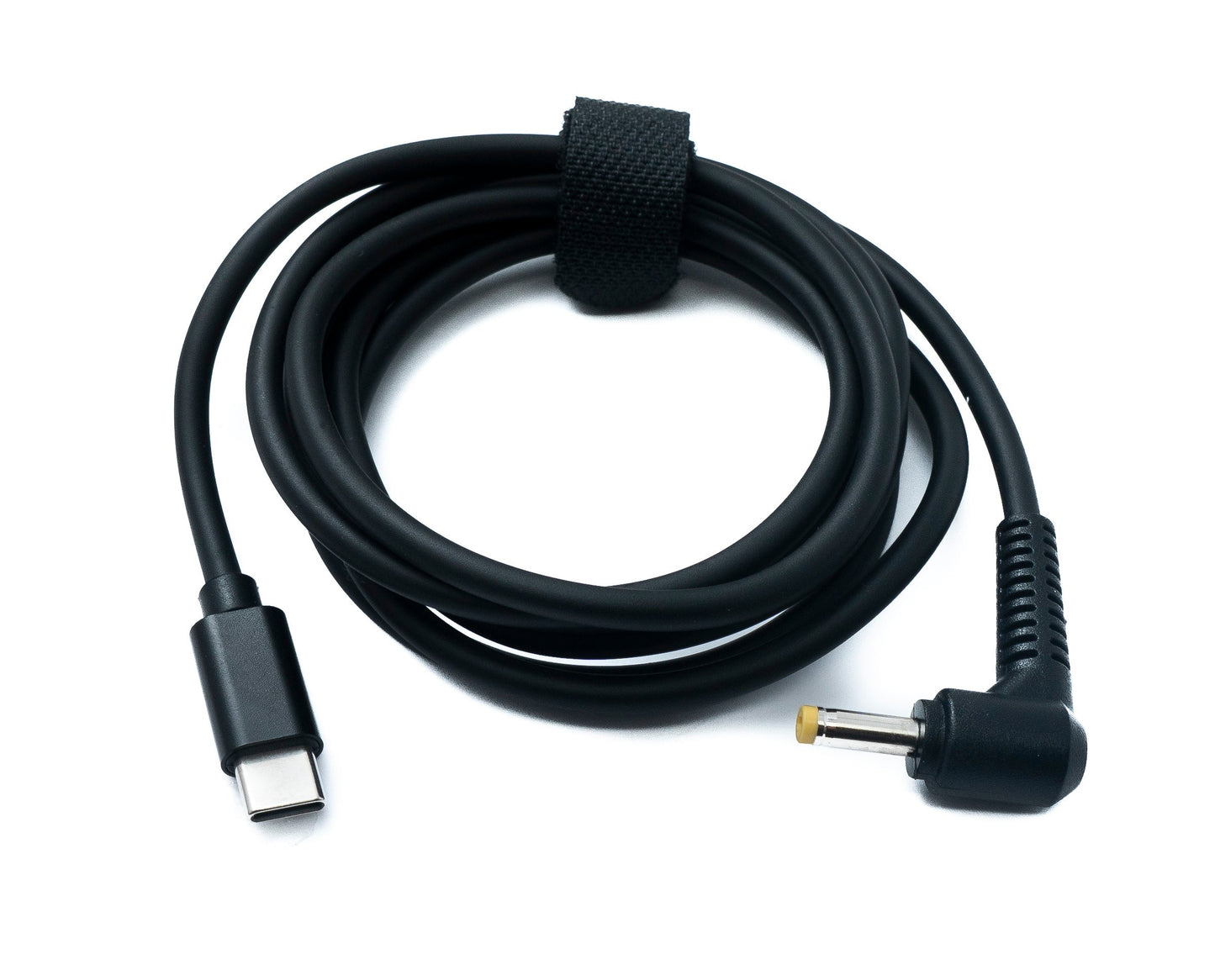 SYSTEM-S DC 20V snúra 150 cm 4.0 x 1.7 tengi í USB 3.1 Tegund C tengi horntengi