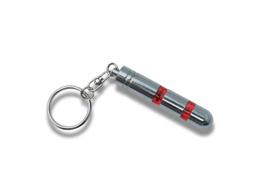 SYSTEM-S Car Anti Static Keychain Voltage Discharger in Red