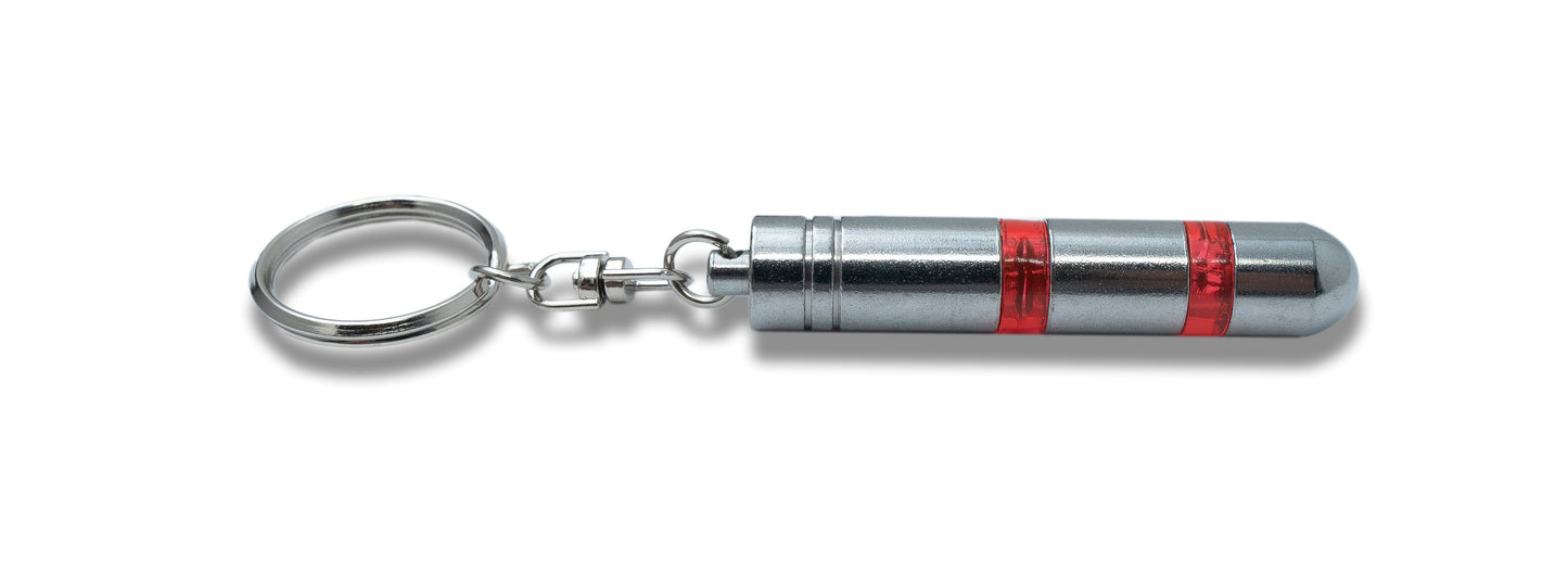 SYSTEM-S Car Anti Static Keychain Voltage Discharger in Red