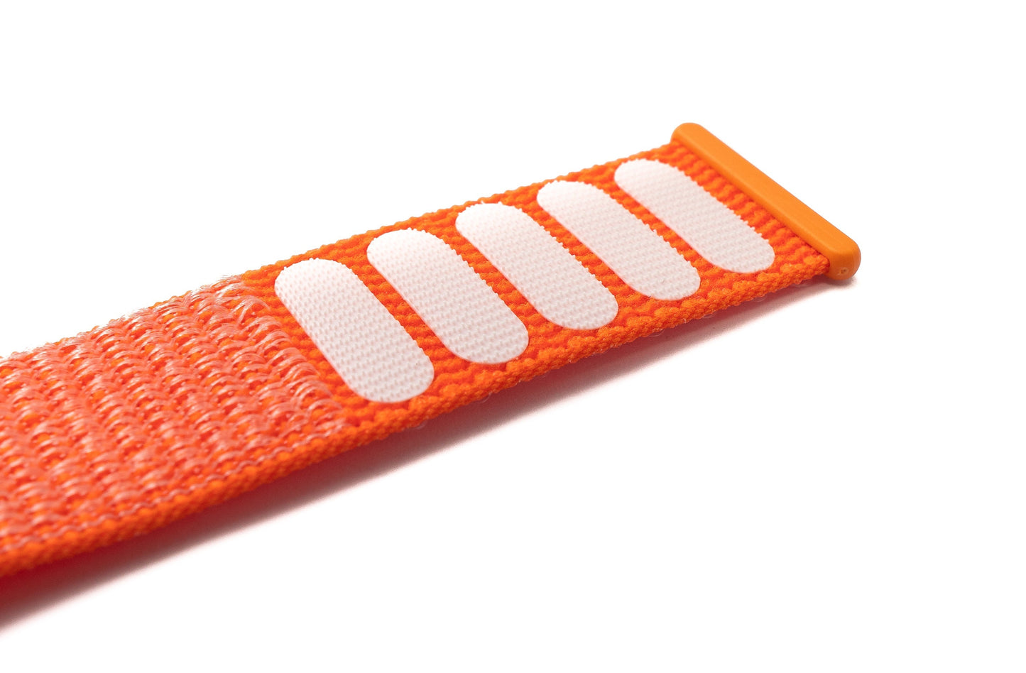 SYSTEM-S Armband 20 mm aus Nylon für Huawei Watch Smartwatch in Orange